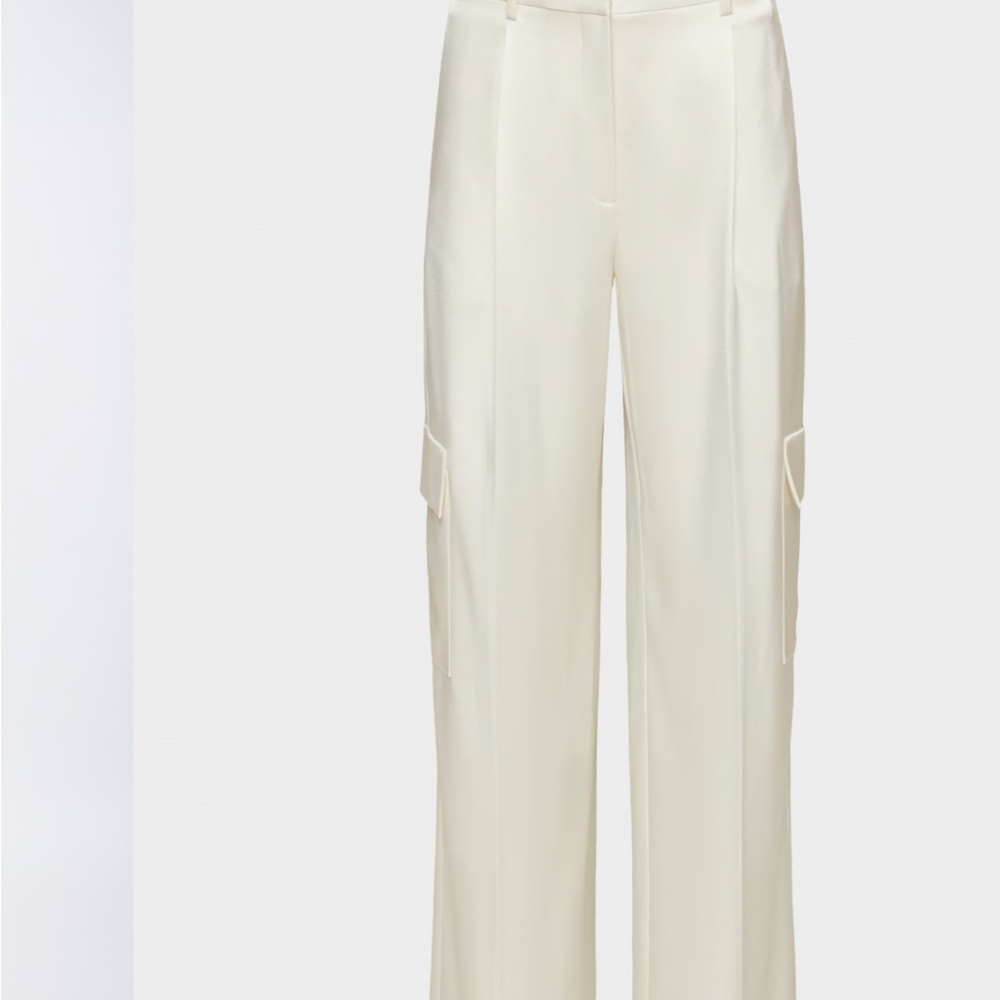 Elegant Cream Women's Pants